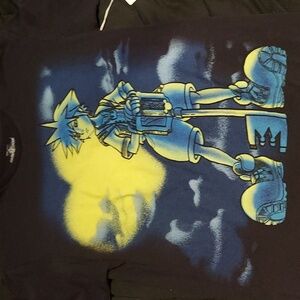 Retro disney kingdom hearts video game graphic tee.